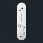 Minimalistisk Dachshund Art - Din text, Stil Mini Skateboard Bräda 18,5 Cm<br><div class="desc">Vi presenterar anpassadet Dachshund Line art teckning! Perfekt för hundälskare,  den här minimalistiska designen fångar andan hos din favoritras. Anpassa den med texten för en unik beröring.</div>