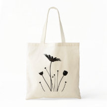 Minimalistisk Daisy, blomma till bag