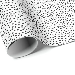 Minimalistisk Dalmatien Simple Modern Polka punkt Presentpapper