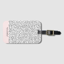 Minimalistisk Dalmatien Spots Simple Modern Cute Bagagebricka