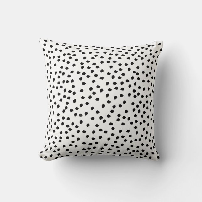Minimalistisk Dalmatien Spots Simple Modern Cute Kudde (Framsida)