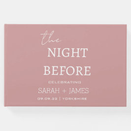 Minimalistisk dammsug Rosa natten före Bröllop Gästböcker