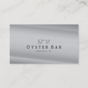 Minimalistisk Deco-stil   Silverpärl Visitkort