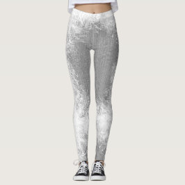 Minimalistisk Denim Siluett - Svart Leggings
