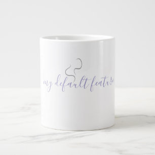 Minimalistisk design för kaffemugg jumbo mugg