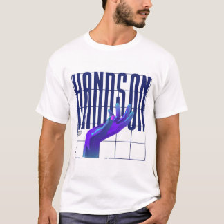 Minimalistisk design för svart och vit T-Shirt-Log T Shirt