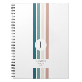 Minimalistisk design i pastel färg anteckningsbok
