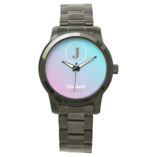 Minimalistisk design i pastel färg armbandsur