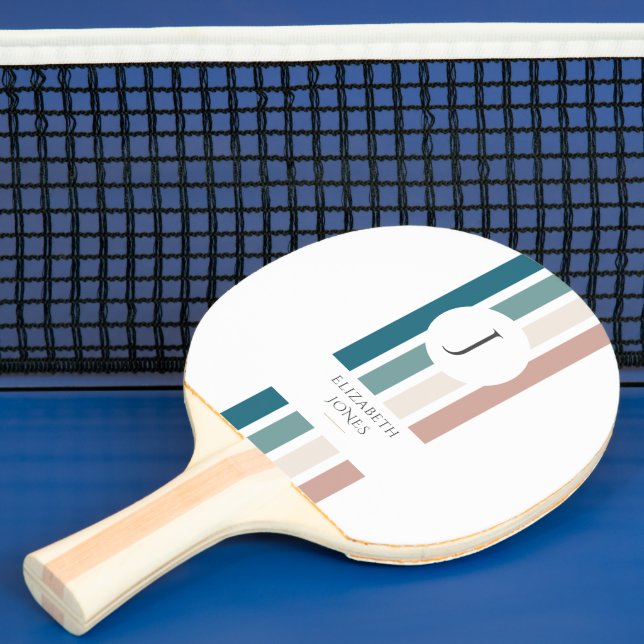 Minimalistisk design i pastel färg pingisracket (Insitu)