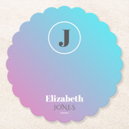 Minimalistisk design i pastel färg underlägg papper