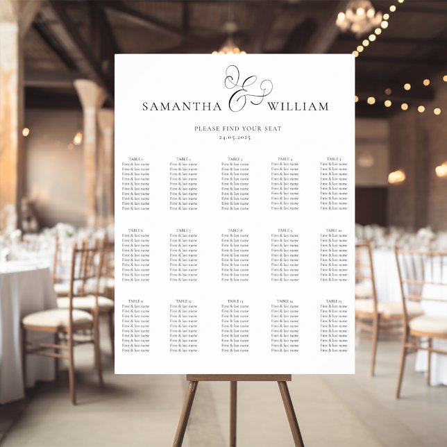 Minimalistisk Design Inbjudan | Elegant & Modern Poster (Skapare uppladdad)