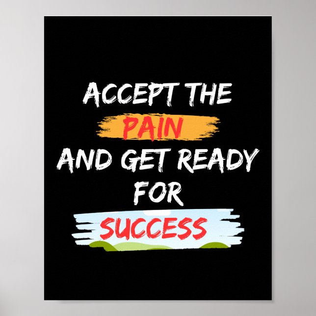 Minimalistisk design och kraftig typografi Poster (Framsidan)