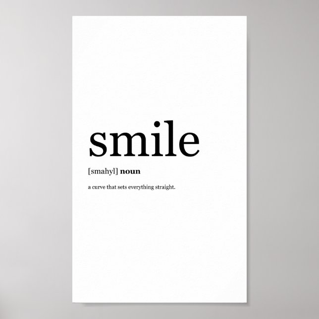 Minimalistisk design - sjömil Poster (Framsidan)