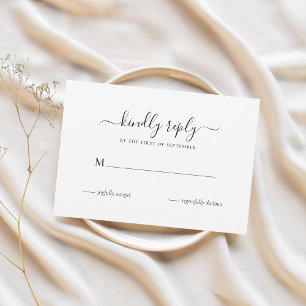 Minimalistisk designinbjudan Elegant och modern OSA Kort
