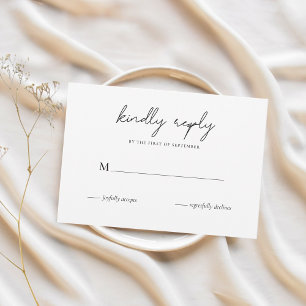 Minimalistisk designinbjudan Elegant och modern OSA Kort