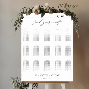 Minimalistisk designinbjudan Elegant och modern Poster