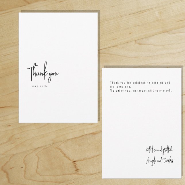 Minimalistisk digital Tack Inbjudningar (Skapare uppladdad)