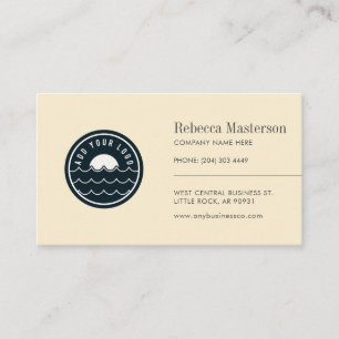 Minimalistisk DIY Corporate Business Logotyp Visitkort