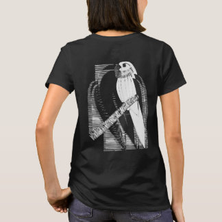 Minimalistisk Djurkonst Abstrakt med Undulatrygg T Shirt