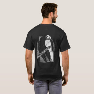 Minimalistisk Djurkonst Abstrakt med Undulatrygg T Shirt