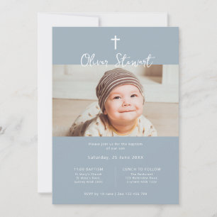Minimalistisk dobaptism, doppning inbjudningar