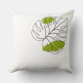 Minimalistisk Doodle Natur Kudde