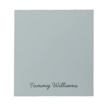 Minimalistisk Dusty Blue-Professionell enkel