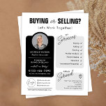 Minimalistisk Egendom Agent-fotorealtor Flyer<br><div class="desc">Professionellens flygblad med utrymme för din logotyp, dina tjänster, kontaktinformation och ditt anpassningsbar-foto. Den här moderna flygblad i svartvitt i gods med marknadsföring har helt redigerbar text, färg och layout - enkelt men elegant, den här flygblad i egendom agent kommer säkert att göra ditt företag tillgängligt för potentiella köpare och...</div>