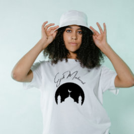 Minimalistisk Eid Mubarak Modern T Shirt