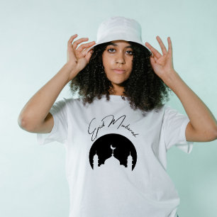 Minimalistisk Eid Mubarak Modern T Shirt