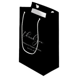 Minimalistisk elegance Calligraphy Bröllop Black