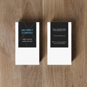 Minimalistisk Elegant-arkitektur Visitkort