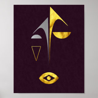 Minimalistisk Elegant av modern Abstrakt Poster