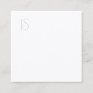 Minimalistisk Elegant av monogrammall för Professi Fyrkantigt Visitkort