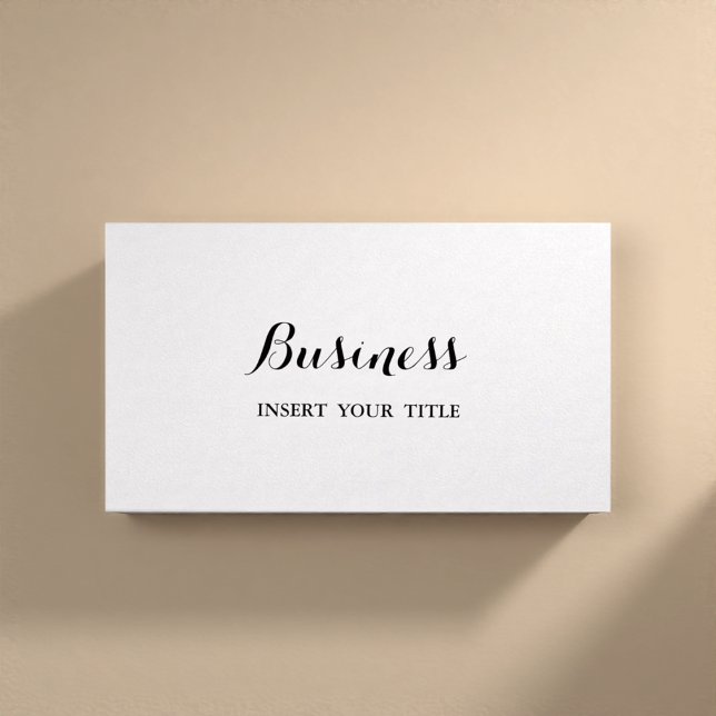 Minimalistisk Elegant av Trendig CalliGraph Visitkort (Skapare uppladdad)