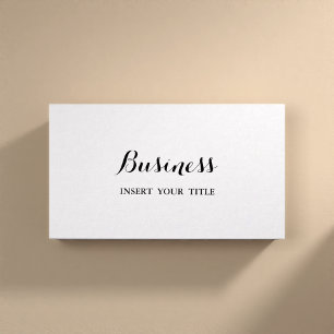 Minimalistisk Elegant av Trendig Visitkort