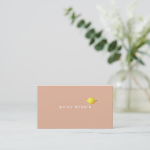 Minimalistisk Elegant Beauty Guld Läppar Dusty Ro Visitkort