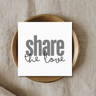 Minimalistisk Elegant Black Grått White Bold Beaut Rabattkort