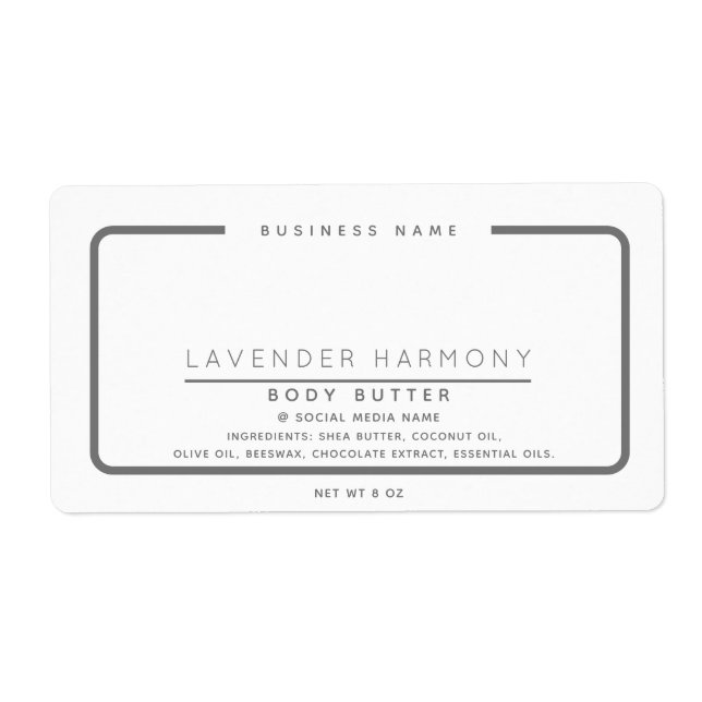 Minimalistisk elegant, enkel, modern jämförelse fraktsedel (Framsidan)