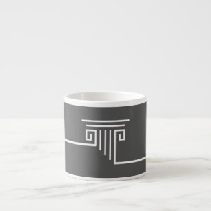 Minimalistisk elegant espressomugg