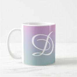 minimalistisk elegant Färgrik gradient retro mönst Kaffemugg