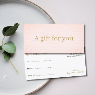 Minimalistisk Elegant Faux Guld Ro Beauty