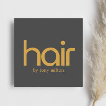 Minimalistisk Elegant, fetstilt Golden Mörk Grått