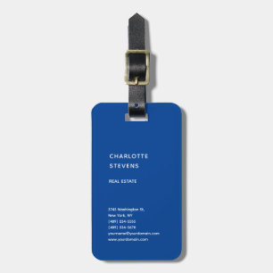 Minimalistisk Elegant för lodrät blått Trendig enk Bagagebricka