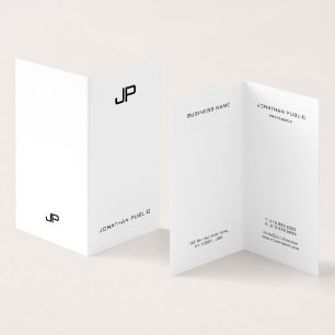 Minimalistisk Elegant för modern monogramProfessio Visitkort