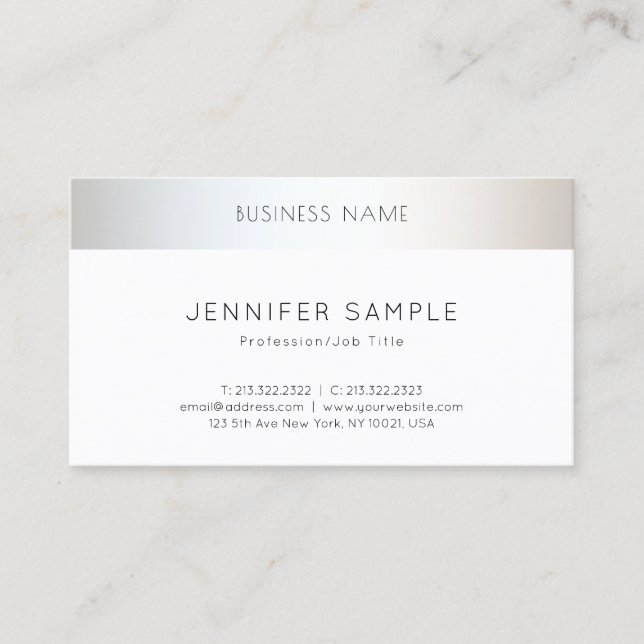 Minimalistisk Elegant för modern Professionell Visitkort (Framsida)