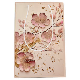 Minimalistisk Elegant för rosa och Guld Blommigt