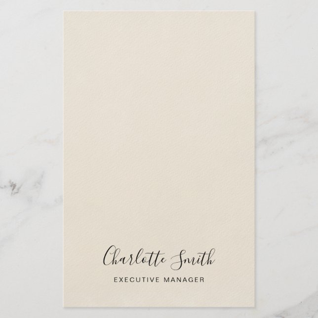 Minimalistisk Elegant Klassisk Professionell Brevpapper (Framsida)