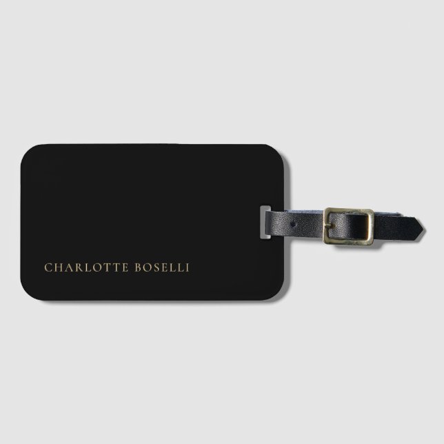 Minimalistisk Elegant Klassisk Professionell Enkel Bagagebricka (Framsida horisontal)