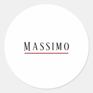 Minimalistisk Elegant Klassisk Professionell Enkel Runt Klistermärke